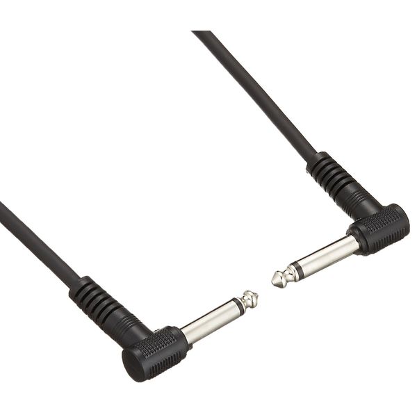TECH Patch Cable, 19.7 inches (50 cm) (L/L) Diameter 2.0 inches (5 mm), P-50, Black