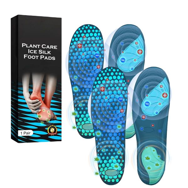 Plant Care Ice Silk Insole, Ice Silk Arch Support Insole, Arch Pain Foot Repair Orthopedic Insole, Promote Blood Circulation, Relieve Joint Pain