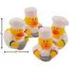 Chef Rubber Duckies : package of 12