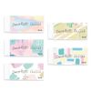PLUS DECORASH Exclusive Eraser, 5 Patterns Assorted, DC-14ER White, 51-910 x 5