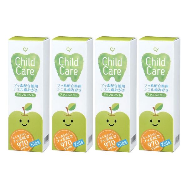 Dental Exclusive Ci Child Care, Choose Your Flavor Set of 4 (Apple Mint)