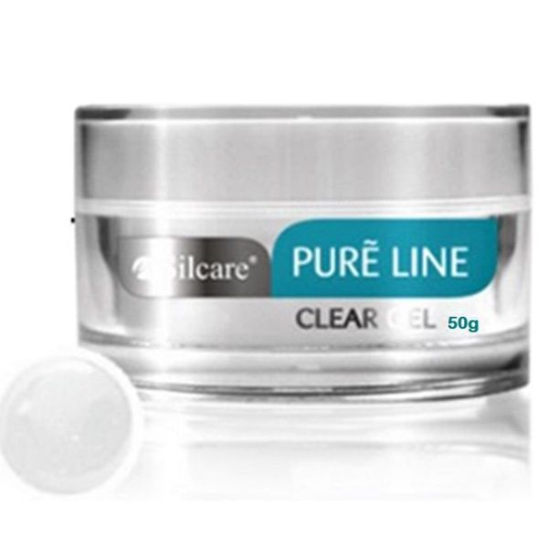 Silcare Pure Line Clear 50g UV Gel Nails Acid Free Builder File Off Gel (Pack of 2) by eKart