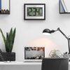 513-1422S La Crosse Technology Atomic Digital Wall Clock with Indoor Temperature