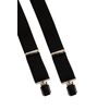 Olata Junior/Children’s Simple Fully Adjustable Elasticated Clip on Y-Shape Braces/Suspenders - 3cm (5-12 Years). Black