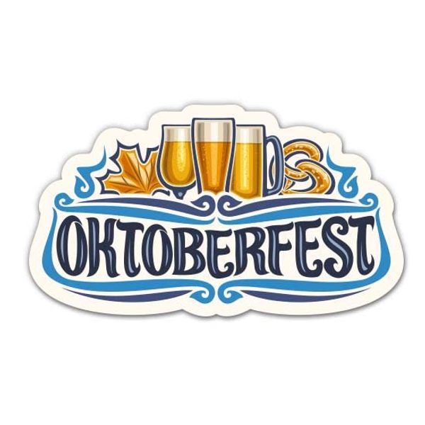 Oktoberfest - 12" Vinyl Sticker Waterproof Decal