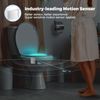 Motion Activated Color Changing Toilet Nightlight Rechargeable Waterproof 80 ...