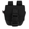 Tactical Single Frag Grenade Pouch, MOLLE Small Handy EDC Glove Pouch (Black)