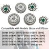 SH60 Replacement Head Blades Series 6000 Fit for Philips 6000 Series Electric Shaver Razors Replacement Blades Compatible with Norelco Shaver Cleaning Brush for S6880/81 S6810/82 S6850/85 Series 6000