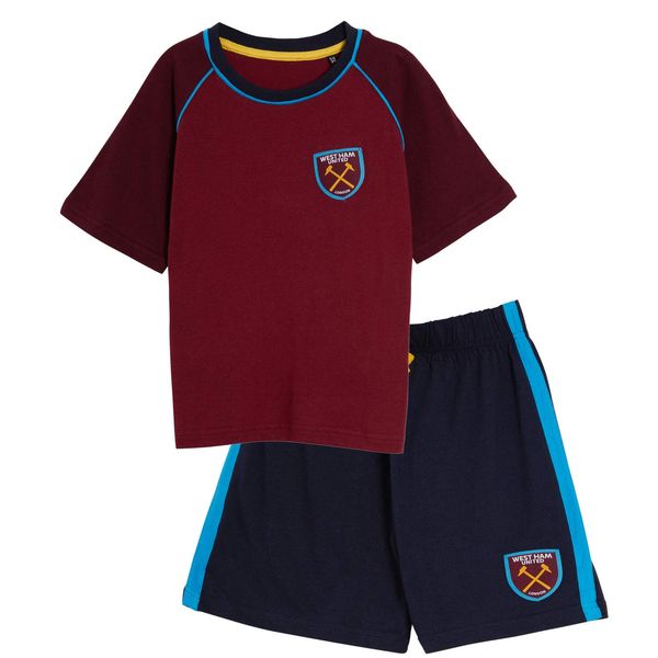 Kids West Ham United Short Pyjamas 7-8 Years