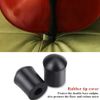 Double Bass Endpin Protector - 2pcs Double Bass Endpin Rubber Tip Stopper Black Protector End Cap Accessory