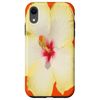 Yellow Hibiscus Flower Vector Case for iPhone XR