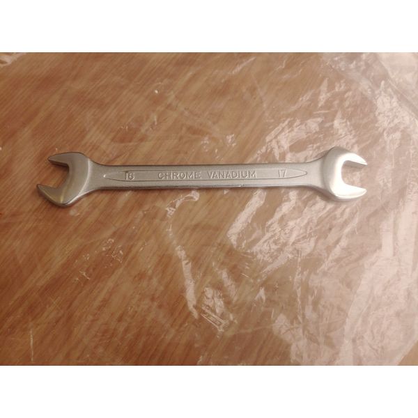 Double Head Open End Wrench Chrome Vanadium Steel Metric 16mm-17mm