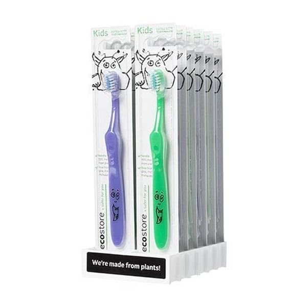 ecostore Dental Brush, Kids EX Soft, 1 x 1