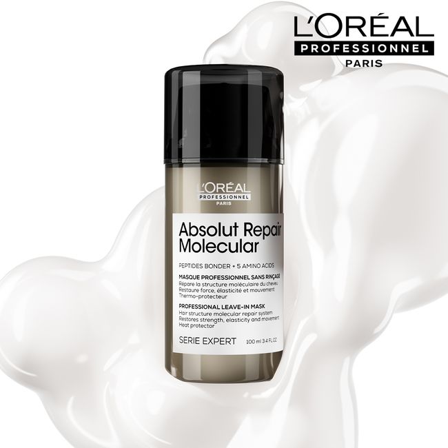 [Repair solution to turn back time] NEW L’Oréal Serie Expert Absolute Repair Molecular Leave-in Cream 100ML Set