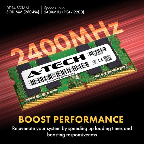 A-Tech 32GB Kit (2x16GB) RAM for Dell Alienware 13 R3, 15 R3, 17 R4 Laptop | DDR4 2400MHz PC4-19200 SODIMM 2Rx8 1.2V 260-Pin Non-ECC SO-DIMM Memory Upgrade