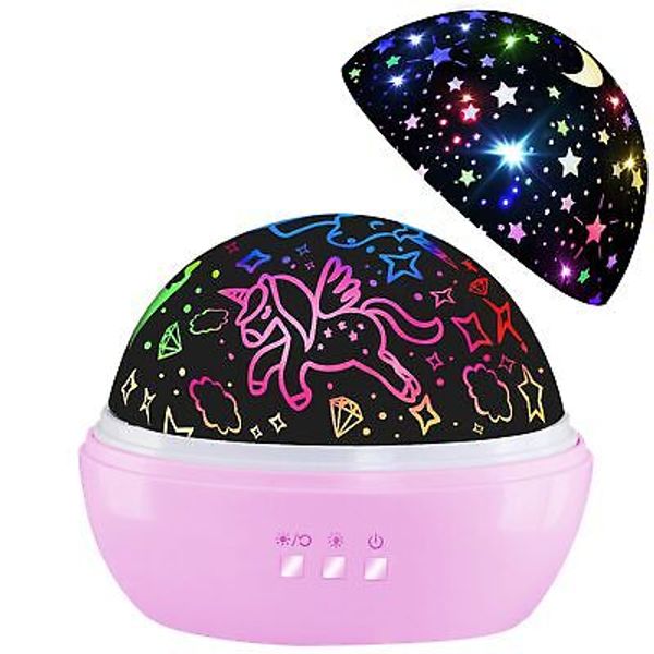 Night Light for Kids,Unicorn Night Light Star Projector Gifts for Kids Toddle...