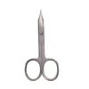 SUPER SHARP CURVED EDGE CUTICLE NAIL SCISSORS ARROW POINT SILVER NEW