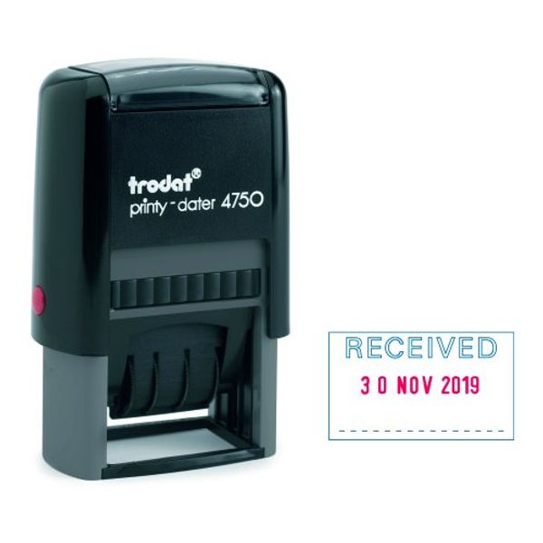 Trodat Printy 4750L1 Self Inking Dater - Received