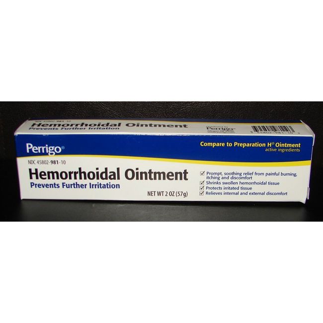 Perrigo Hemorrhoidal Ointment (Compare Preparation H Ointment) 2oz -Exp 11-2024