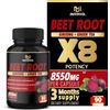 Beet Root Extract Capsules 8550Mg - Green Tea, Red Spinach, Ginseng - S