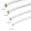 conecto Speaker Cable, CCA Speaker Cable, 2 x 0.75 mm², Colour: White, 20 Metres