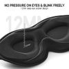 onaEz Sleep Masks, 2023 Upgraded 100% Darkness 3D Sleep Eye Mask with 12mm Recessed Eye Sockets, Breathable Comfortable Soft Milk Ice Silk Sleeping Mask for Traveling Napping All Night Sleeping Yoga