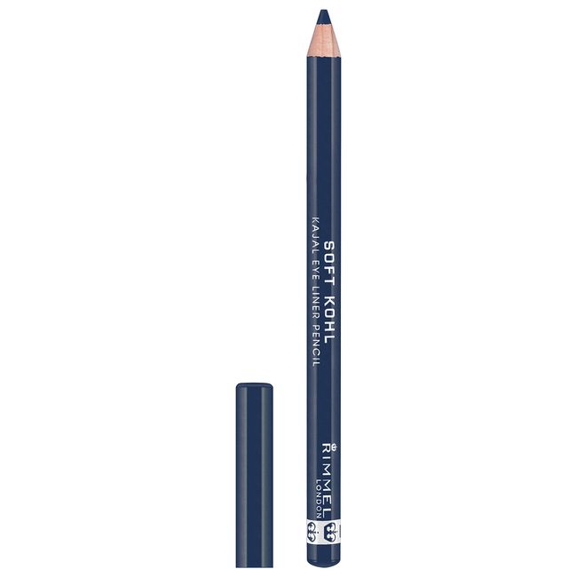 Rimmel Soft Kohl Kajal Professional Eyeliner Pencil, Denim Blue, 1.2 grams