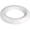 arkCRAFT Festive Polystyrene Half Round Rings/Wreaths (1, 25cm)