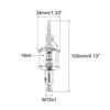 sourcing map Needle Valve Type Oil Cup M10x1 Thread 16ml Sight Gravity Drip Feed Oiler