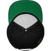 Flexfit Unisex Kasket klassisk 5 panel snapback M tze, Schwarz, Einheitsgröße EU