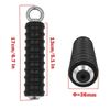 Ieron Single Arm Handle Cable Pulldown Grip Handle Attachment Pulldown Resistance Tube Pulley Biceps With Carabiner