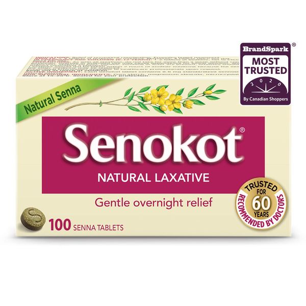 Senokot Natural Laxative Tablets, 100 Tablets