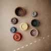 mushie Stacking Cups Toy | Made in Denmark (Retro)