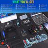 RGB 8 Gang LED Switch Panel - Wireless Remote Circuit Control Relay System Box