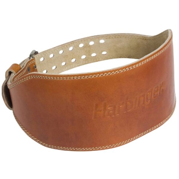 Harbinger Padded Leather Belt Wide Fit 520g, Black