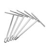 SENRISE 1 x 6-19mm Hex Socket Wrench Long T Shape Silver