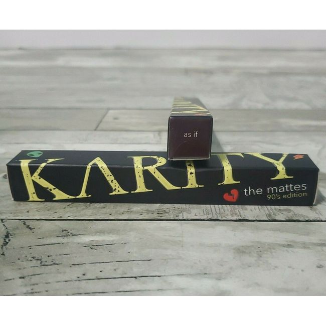 2X Karity The Mattes 90s Edition Vegan Liquid Lipstick - Purple Dusty Plum As If