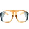 OVERSIZED EXAGGERATED Classic Retro Clear Lens EYE GLASSES Big Super Thick Frame