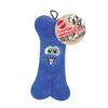 Ethical Plush Bones with Embroidered Face Dog Toy, 7-Inch