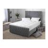 Premium New Deep SINGLE 3D Embossed Mattress Topper With Relaxing Massage Bubbles, Box Stitched & Elasticated Corner Straps