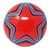 Soccer Ball for Training or Match Colour Red with Star Size 5