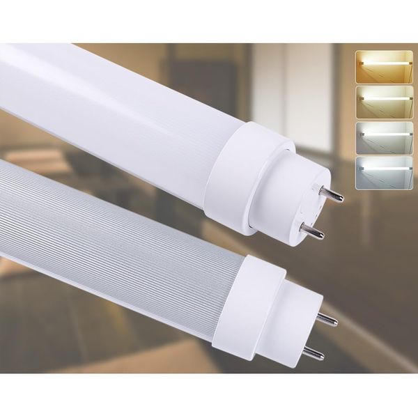 Sold as a Set, 1 - 50 Pieces, LED Straight Tube Fluorescent Lamp, 20 W, 20 W, 22.8 inches (58 cm), No Construction Required, 20 Type Fluorescent Light, LED Glow Type, Rapid Type, No Inverter