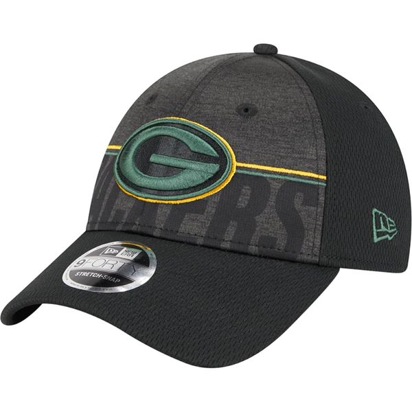 New Era 9FORTY Stretch Cap - Training 2023 Green Bay Packers, black