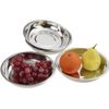 65 Piece  Stainless Steel Plates 7" Dinner Plates