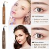 3PCS Light Brown Eyebrow Pen - Waterproof Microblading Eyebrow Pen,Long Lasting,Easily Create Natural Eyebrow Makeup