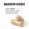 Force Factor Acetyl L-Carnitine 500mg, Brain Support Supplement, 100 Capsules