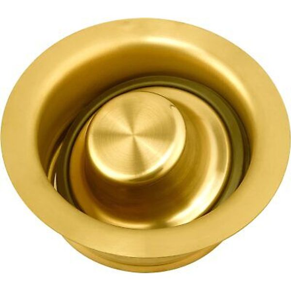 Artiwell Sink Garbage Disposal Flange and Stopper, Universal Brushed Gold