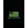 THESE COLORS DONT RUN USA AMERICAN FLAG TACTICAL GLOW PVC HOOK MORALE PATCH