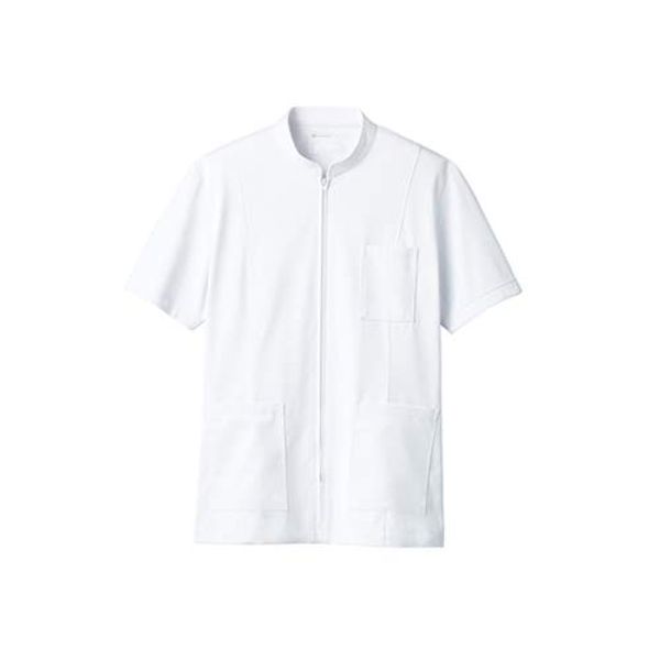 Casey (Men's Short Sleeve) 72-982 White Size: LL Sumisho Mont Blanc Medical Professionals