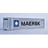 Walthers N Scale 40' High-Cube Intermodal Shipping Container Maersk by Walthers Cornerstone